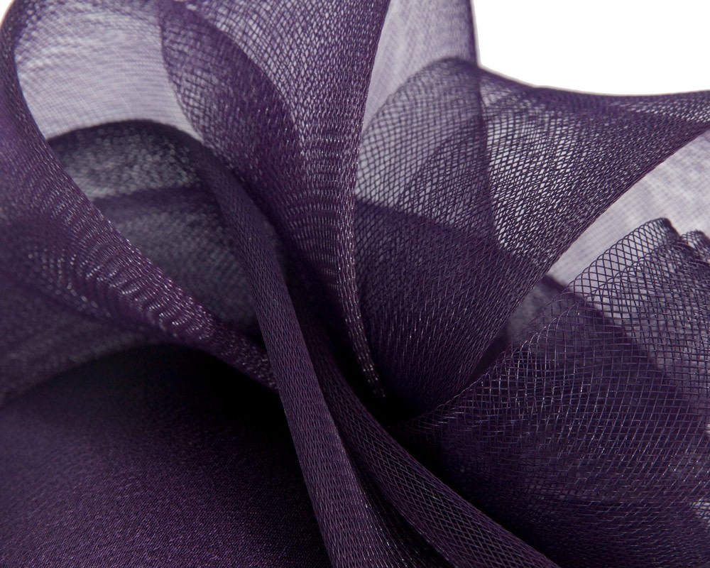 Purple Custom Made Cocktail Hat By Cupids Millinery Fascinators Online