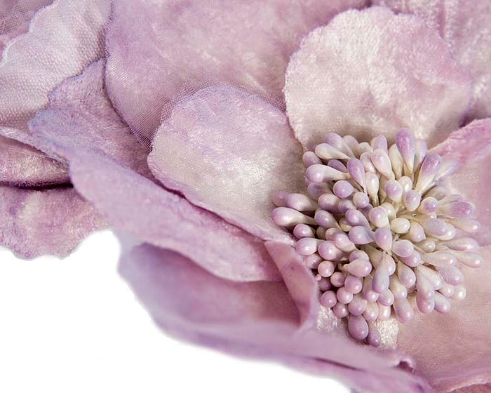 Fascinators Online - Lilac flowers on the headband