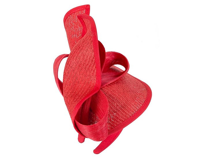 Fascinators Online - Red fascinator with bow by Fillies Collection