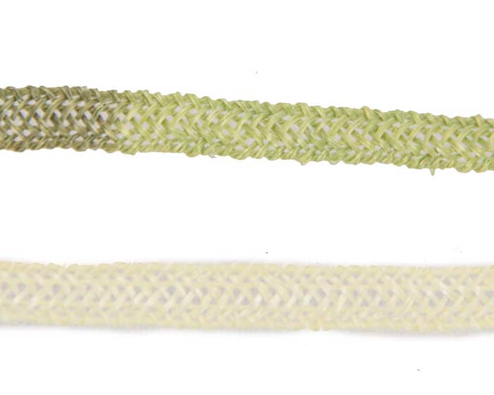 Craft & Millinery Supplies -- Trish Millinery- hemp braid green closeup