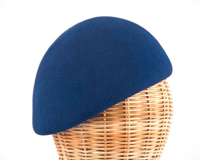 Craft & Millinery Supplies -- Trish Millinery- navy felt beret hat shape