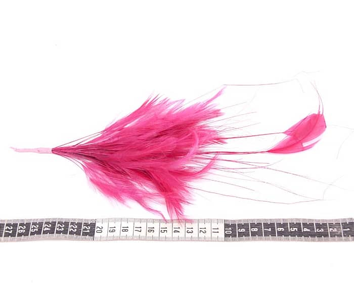 Craft & Millinery Supplies -- Trish Millinery- fuchsia coque feather tree fascinators making