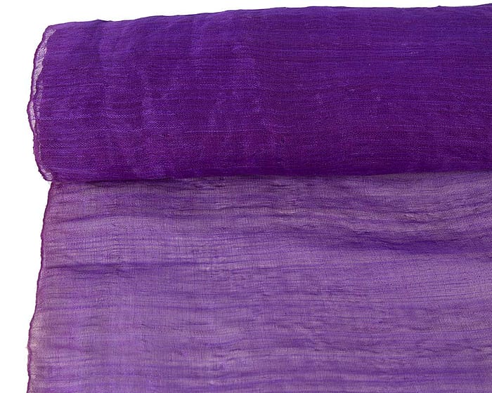 Craft & Millinery Supplies -- Trish Millinery- cotton abaca purple