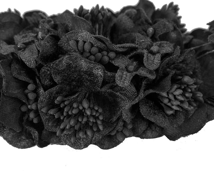 Craft & Millinery Supplies -- Trish Millinery- FL42 black closeup