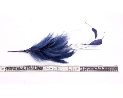 Craft & Millinery Supplies -- Trish Millinery- navy coque feather tree fascinators making