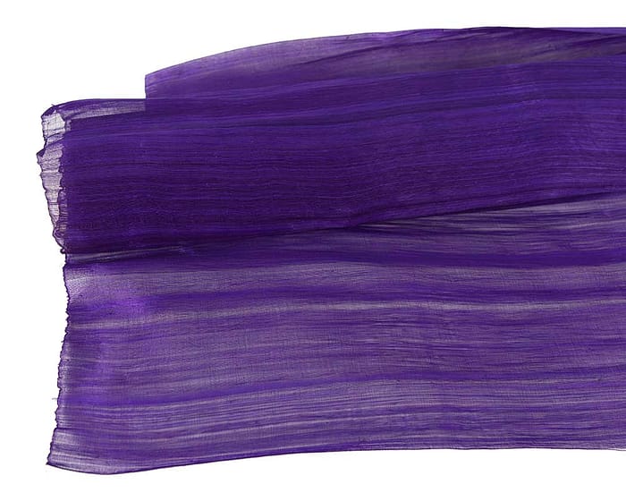 Craft & Millinery Supplies -- Trish Millinery- silk abaca purple