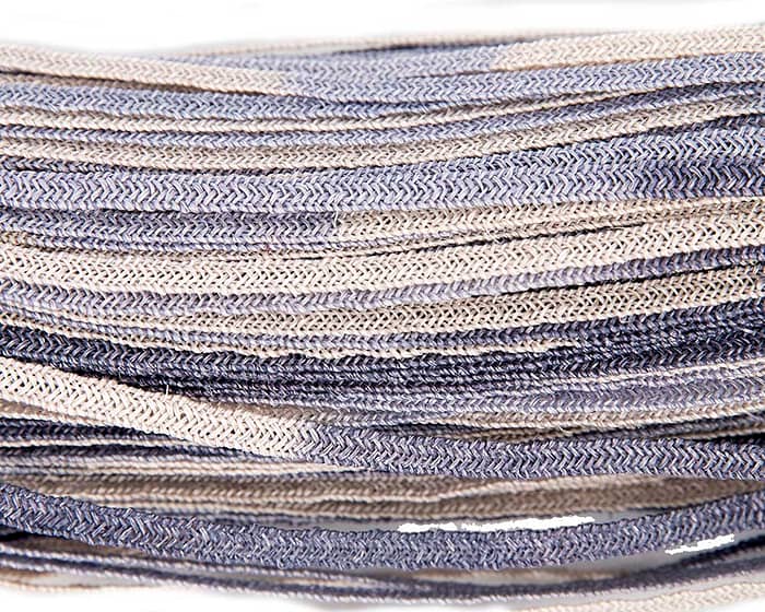 Craft & Millinery Supplies -- Trish Millinery- braid 100 cream blue closeup