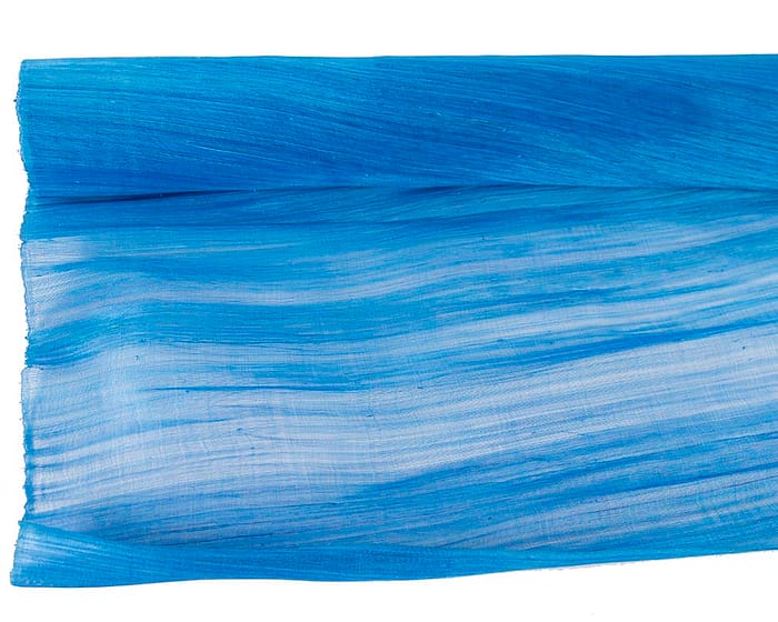 Craft & Millinery Supplies -- Trish Millinery- silk abaca light royal blue
