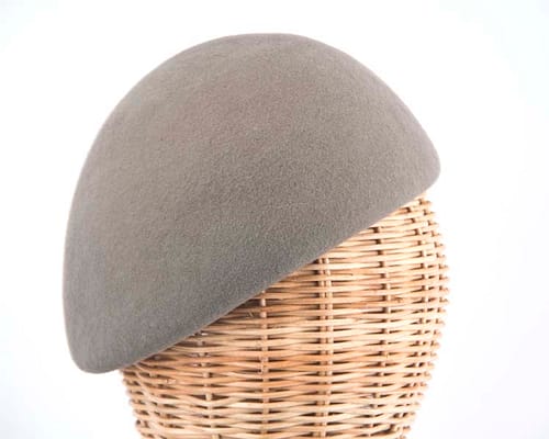 Craft & Millinery Supplies -- Trish Millinery- grey felt beret hat shape