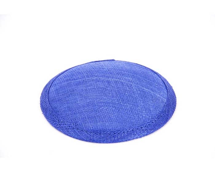 Craft & Millinery Supplies -- Trish Millinery- 12mm royal blue round sinamay fascinator base