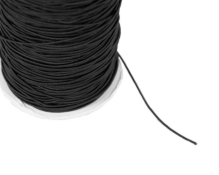 Craft & Millinery Supplies -- Trish Millinery- elastic black