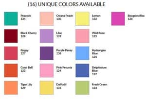 Craft & Millinery Supplies -- Trish Millinery- design master just for flowers sprays colorchart thumb