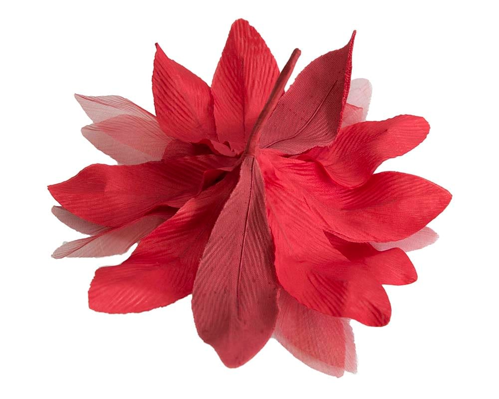 Red silk summer lilly flower Online in Australia | Trish Millinery