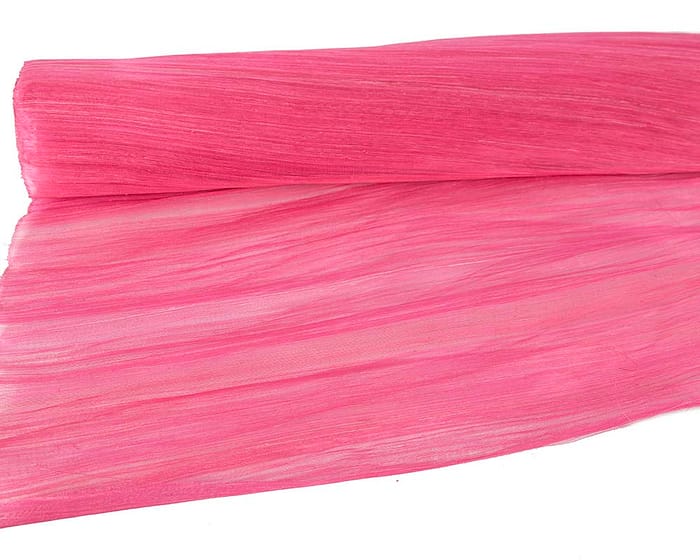 Craft & Millinery Supplies -- Trish Millinery- silk abaca hot pink