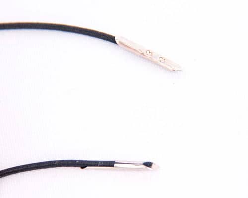 Craft & Millinery Supplies -- Trish Millinery- black hat elastic ends