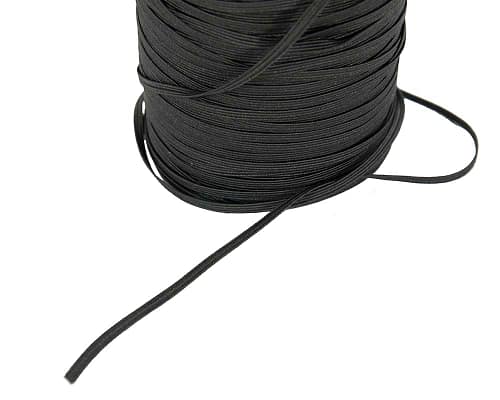 Craft & Millinery Supplies -- Trish Millinery- face mask elastic black
