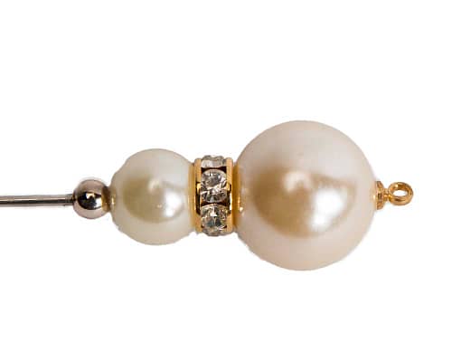 Craft & Millinery Supplies -- Trish Millinery- HP2 pearl closeup