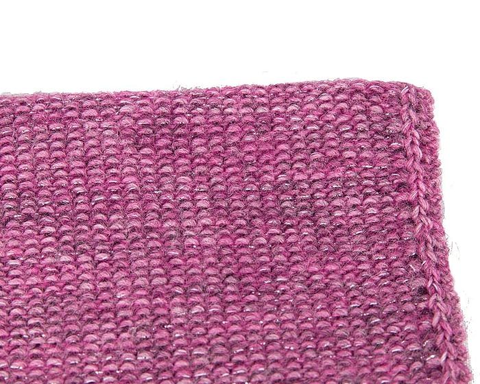 Purple warm wool beanie. Made in Europe Fascinators.com.au