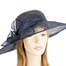 Large navy sinamay hat by Max Alexander Fascinators.com.au