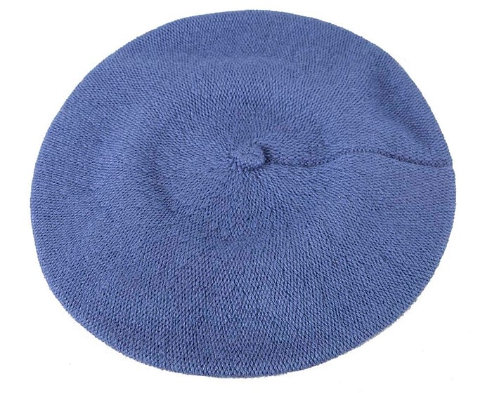 Classic warm violet wool beret. Made in Europe Fascinators.com.au