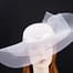 White fashion hat for Melbourne Cup races & special occasions S152W Fascinators.com.au