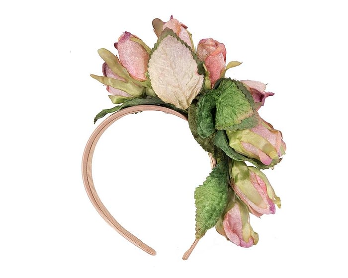 Lilac Rose Flower Headband by Max Alexander Fascinators.com.au