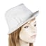 White ladies trilby hat Fascinators.com.au