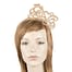 Gold lace crown fascinator Fascinators.com.au