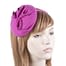 Small fuchsia felt winter pillbox Max Alexander J297F Fascinators.com.au