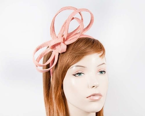 Stylish coral loops on headband Fascinators.com.au