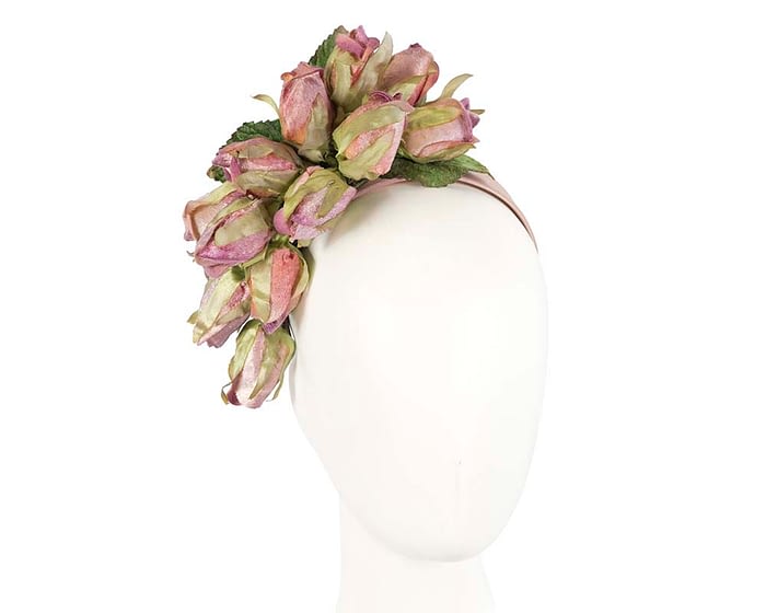 Lilac Rose Flower Headband by Max Alexander Fascinators.com.au