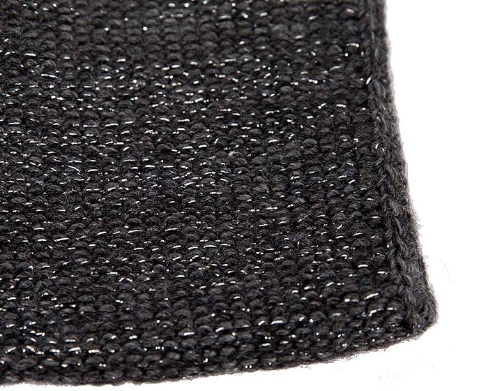 Black warm wool beanie. Made in Europe Fascinators.com.au