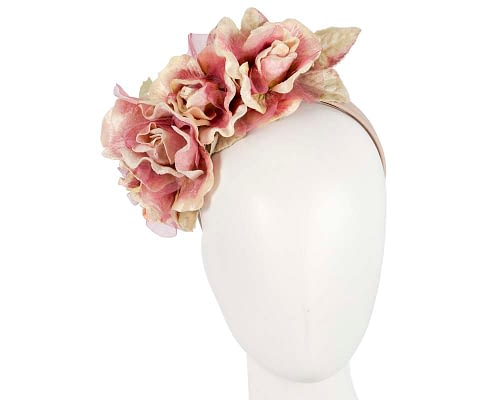 Pink Flower headband by Max Alexander Fascinators.com.au