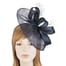 Large navy sinamay fascinator by Max Alexander Fascinators.com.au