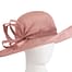 Wide brim dusty pink racing hat by Max Alexander Fascinators.com.au
