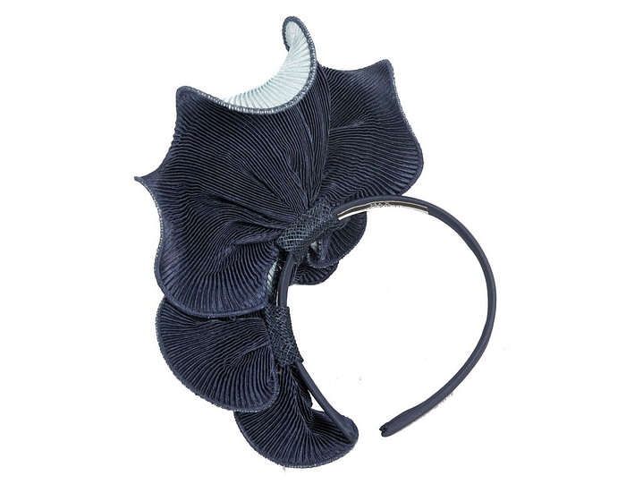 Blue & Navy racing fascinator by Max Alexander - Image 4