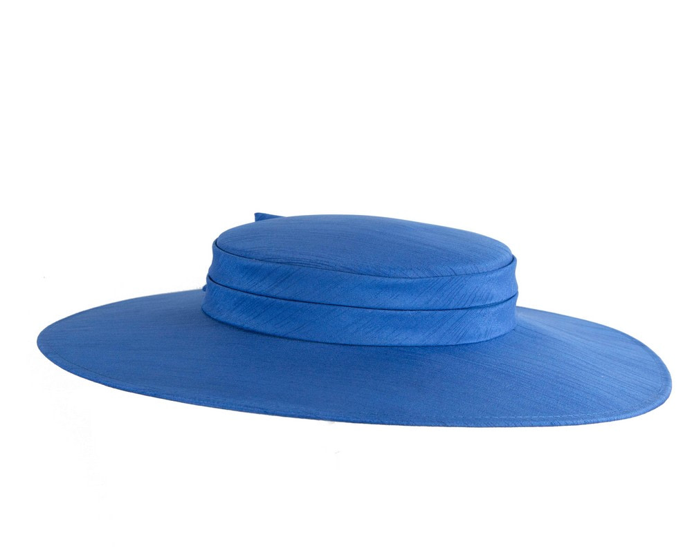 Royal blue boater hat by Max Alexander - Hats From OZ Royal blue boater hat by Max Alexander - Image 3