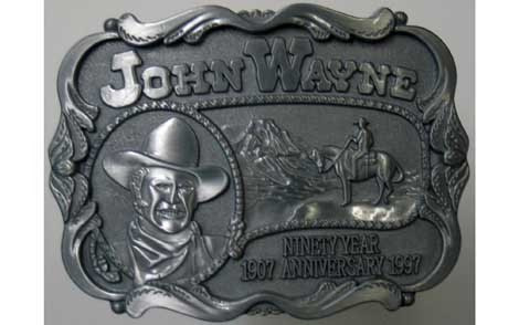 John wayne belt buckle best sale