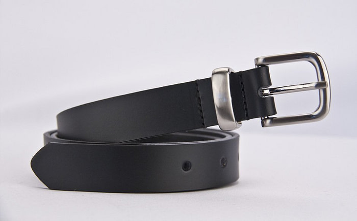 25mm Casual Black or Brown Mens Leather Belt