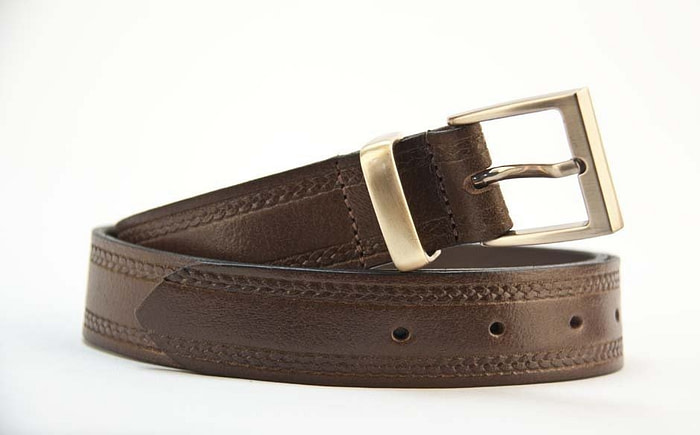 30mm Black or Brown Genuine Leather belt - Image 3