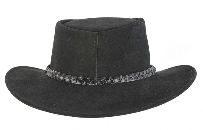 Black Jacaru Australian outback leather hat - Image 6