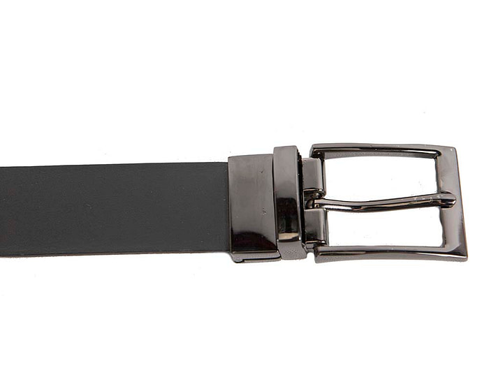 30mm mens genuine leather belt with buckle - Image 2