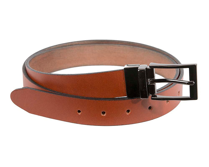 30mm mens genuine leather belt with buckle - Image 4