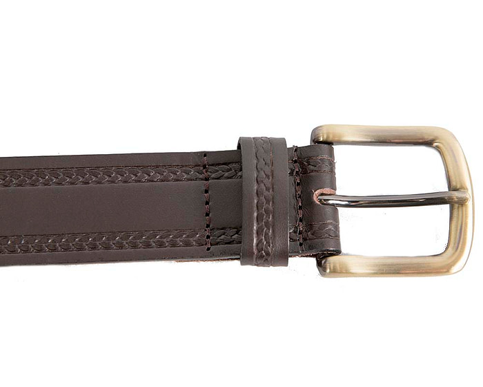 The Gatsby: 35mm Genuine leather belt with buckle 35-117855 - Image 2