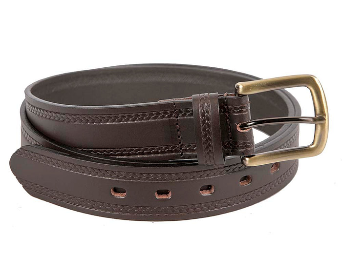 The Gatsby: 35mm Genuine leather belt with buckle 35-117855