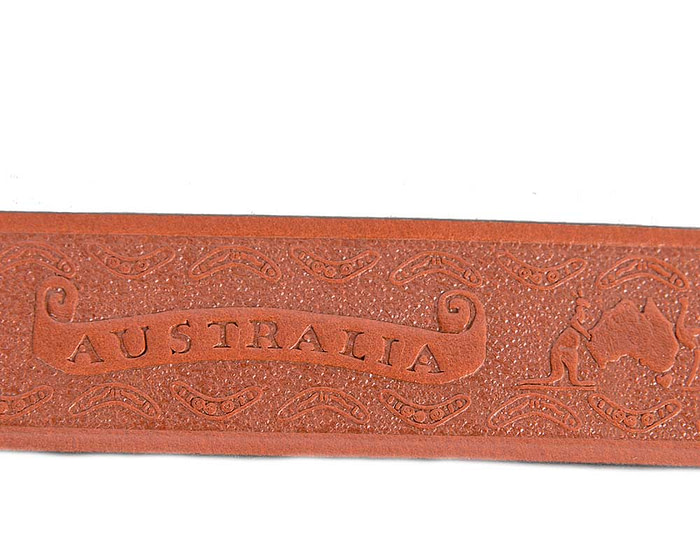 Genuine leather Australian belt with buckle 40-AUST-SCROLL - Image 8