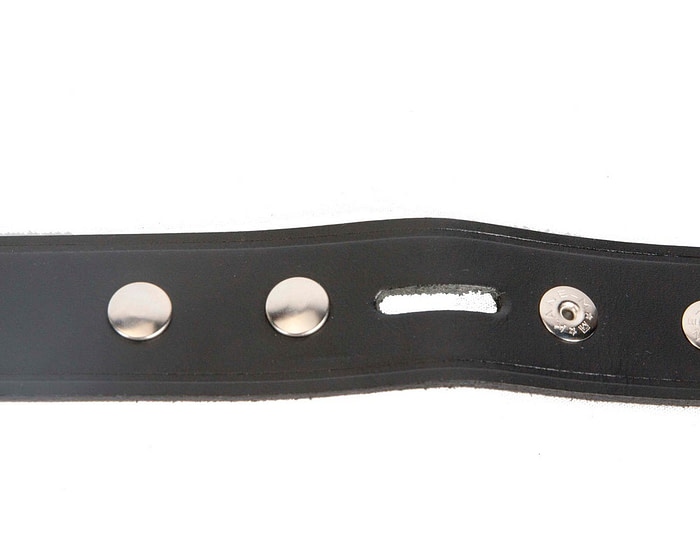 The Banger: Genuine leather studded belt STNOBCKL - Image 3