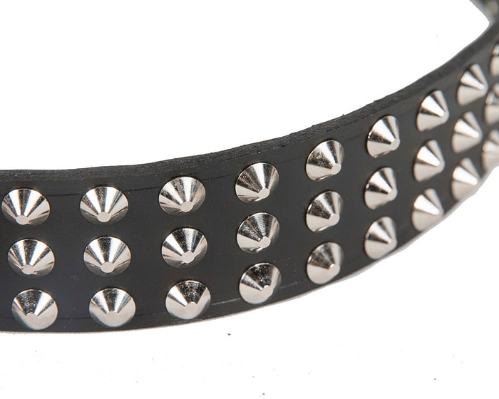 The Banger: Genuine leather studded belt STNOBCKL - Image 2