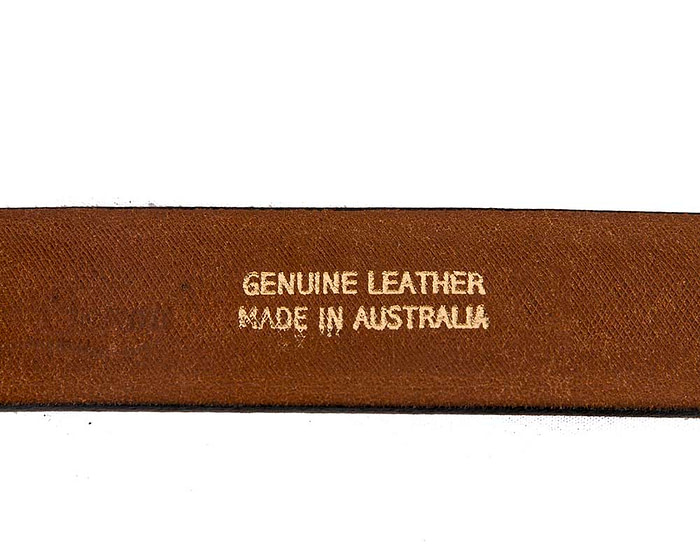 The Oz: Genuine leather Australian belt with buckle 40-AUST-COA - Image 5