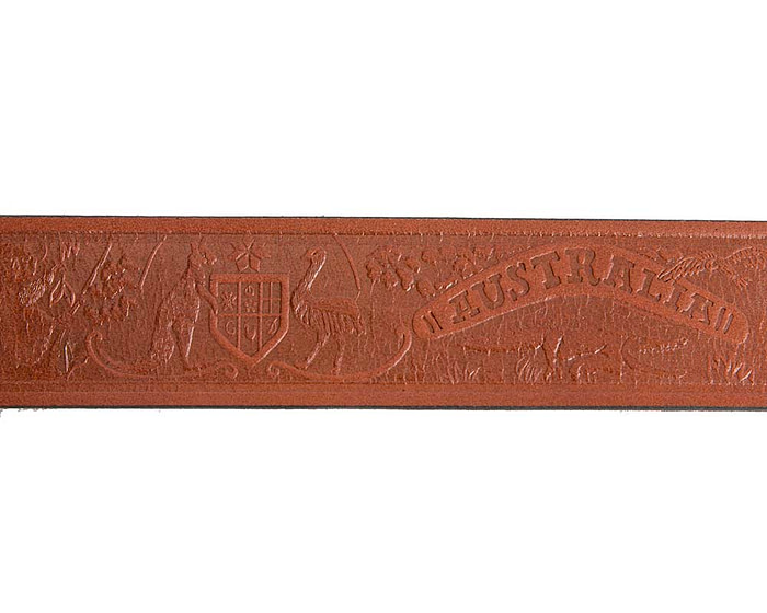 The Oz: Genuine leather Australian belt with buckle 40-AUST-COA - Image 4